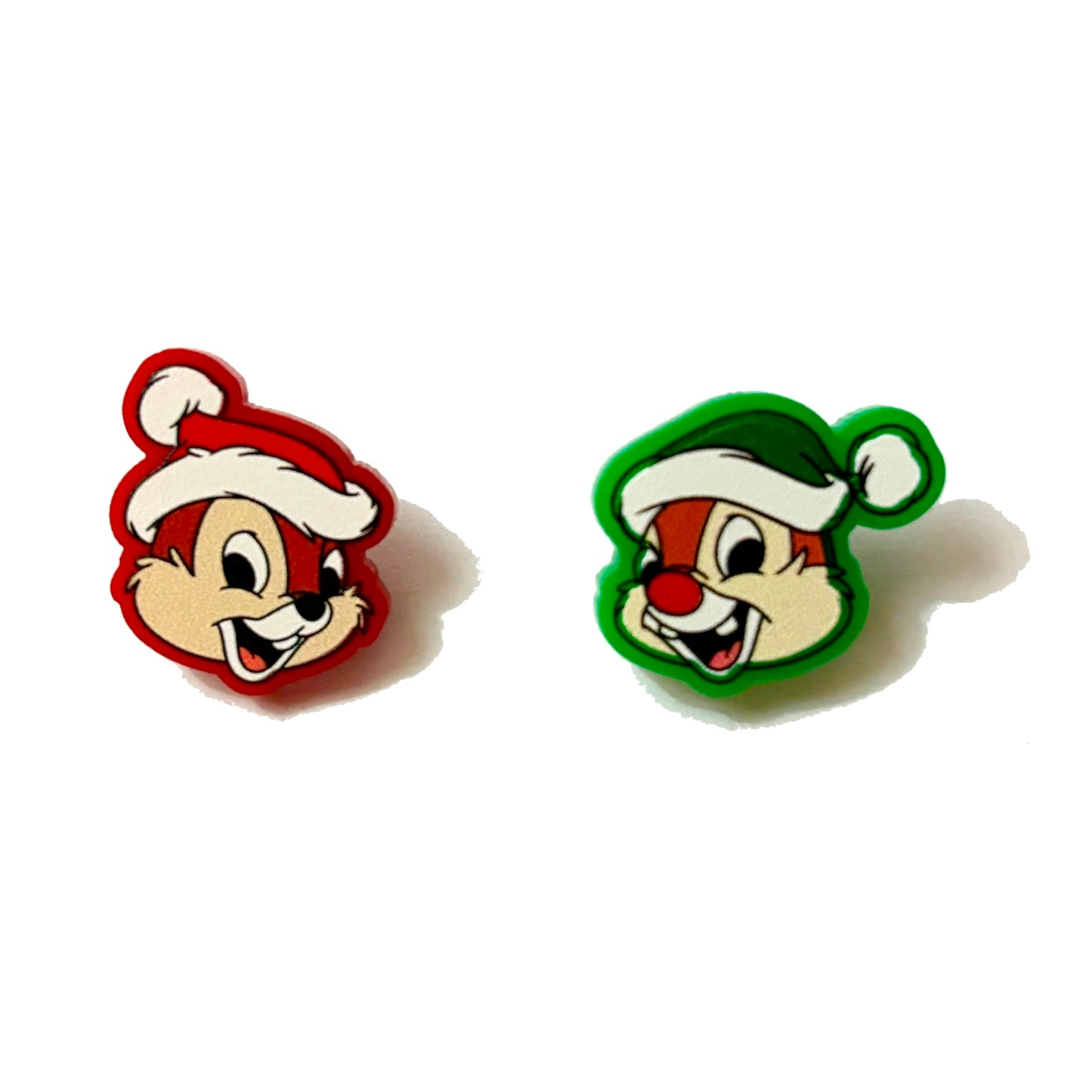 Santa Hat Chipmunks Drop Earrings