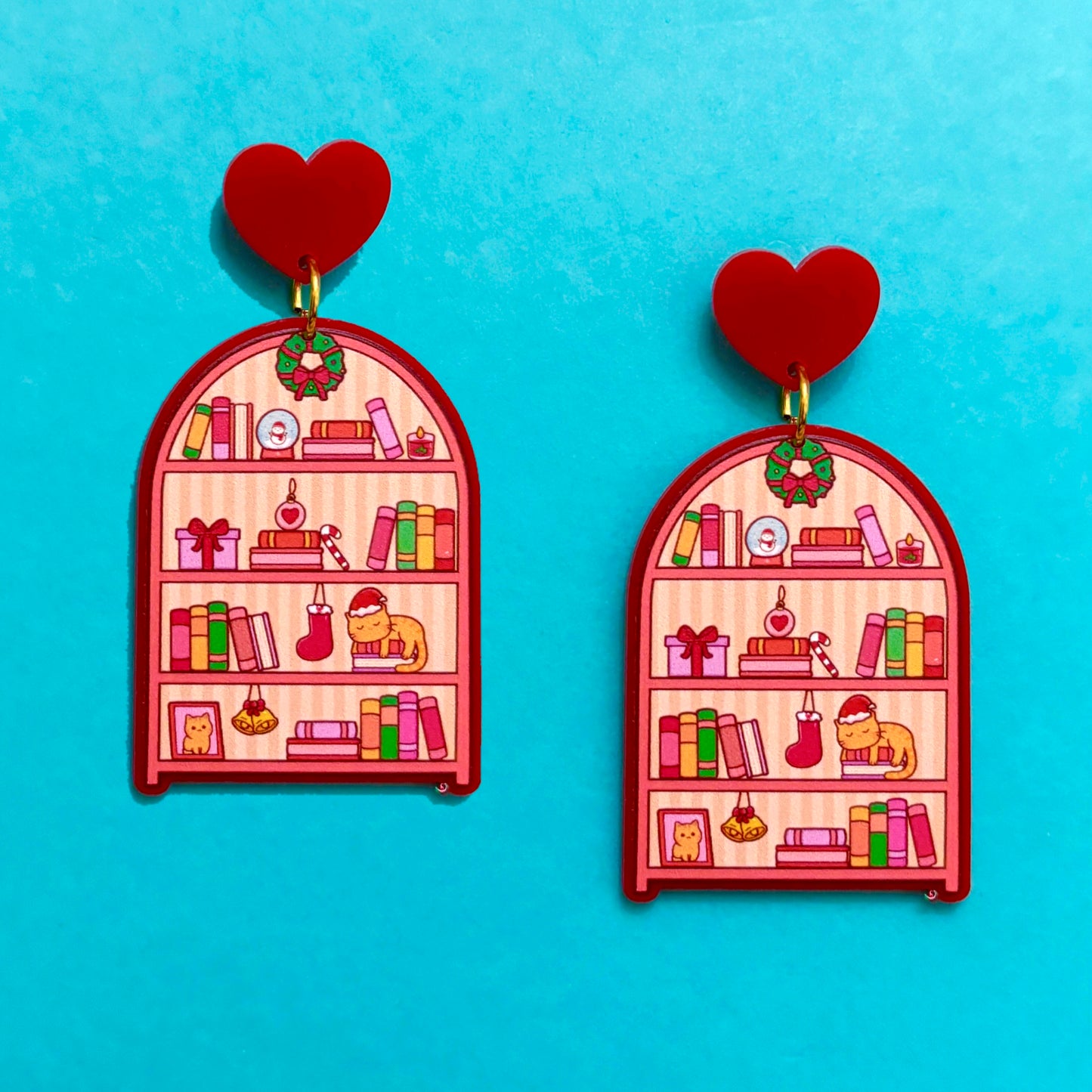 Bookmas Shelf Drop Earrings