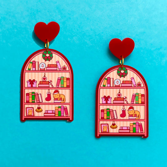 Bookmas Shelf Drop Earrings