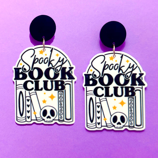 Spooky Book Club Drop Earrings