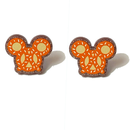 Mouse Pretzel Post Earrings