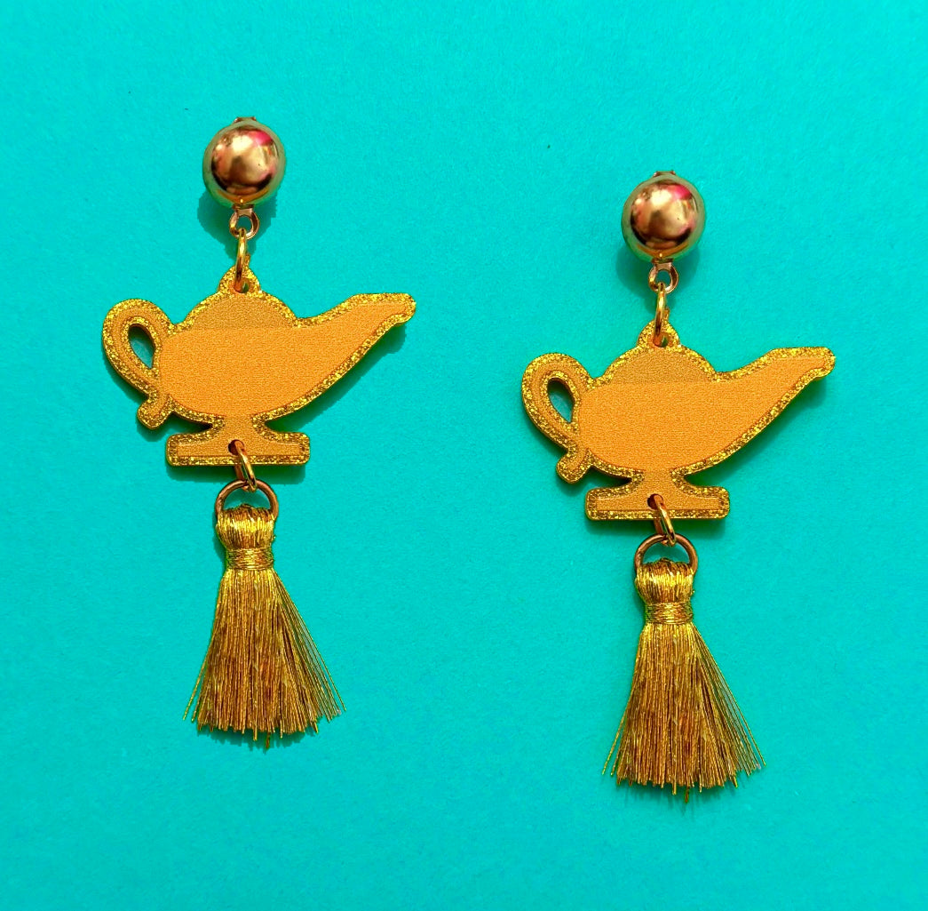 Magic Lamp Drop Earrings