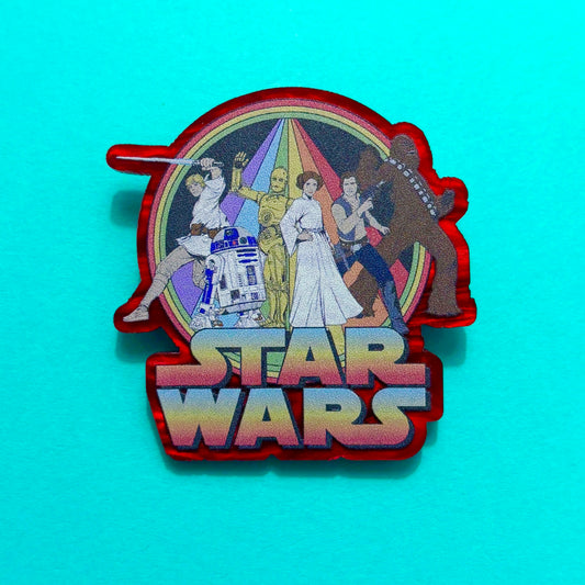 Retro Galactic Rebels Pin