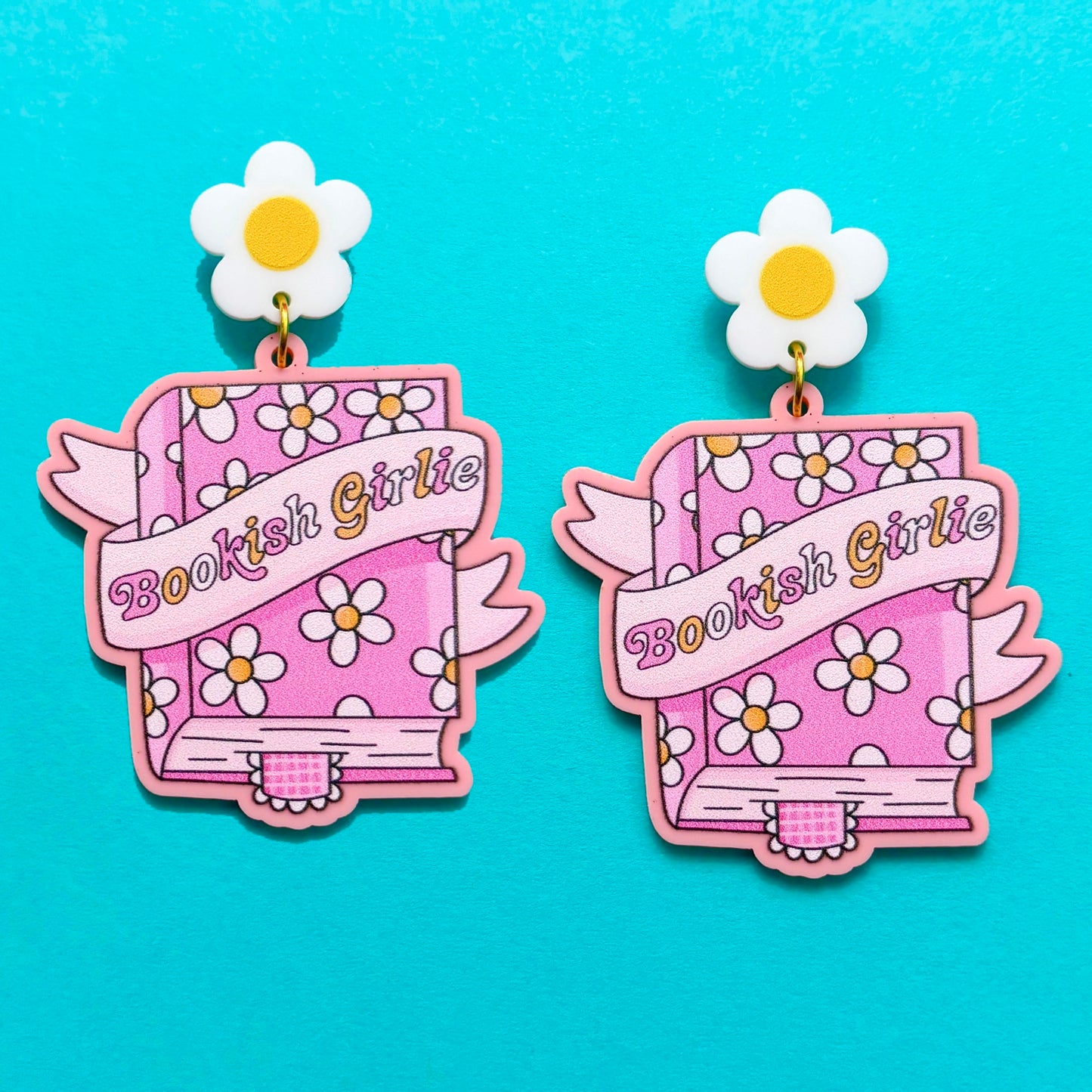 Bookish Girlie Drop Earrings