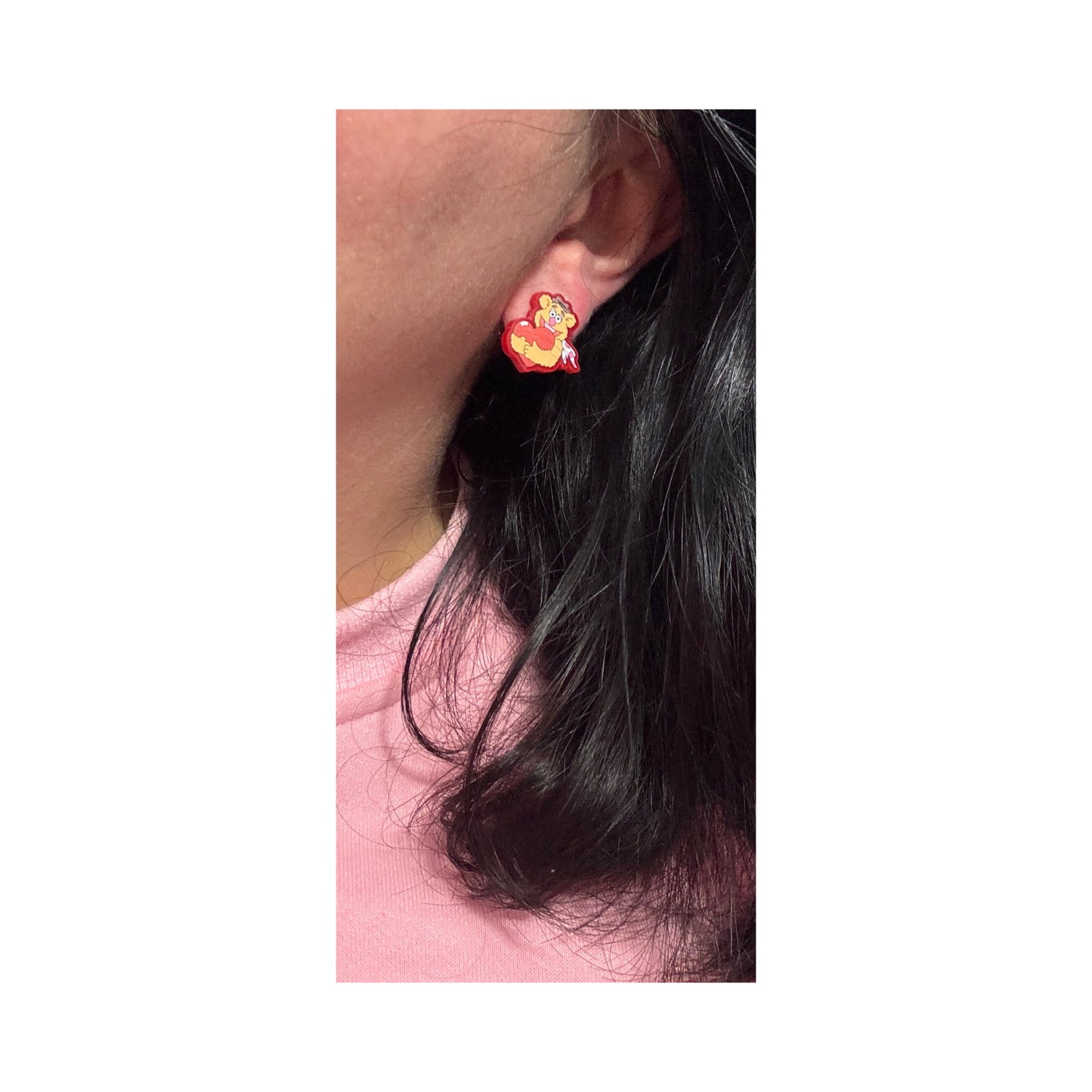 Fozzie Valentine Post Earrings