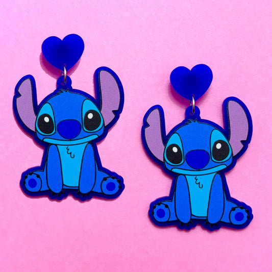 Stitch Drop Earrings