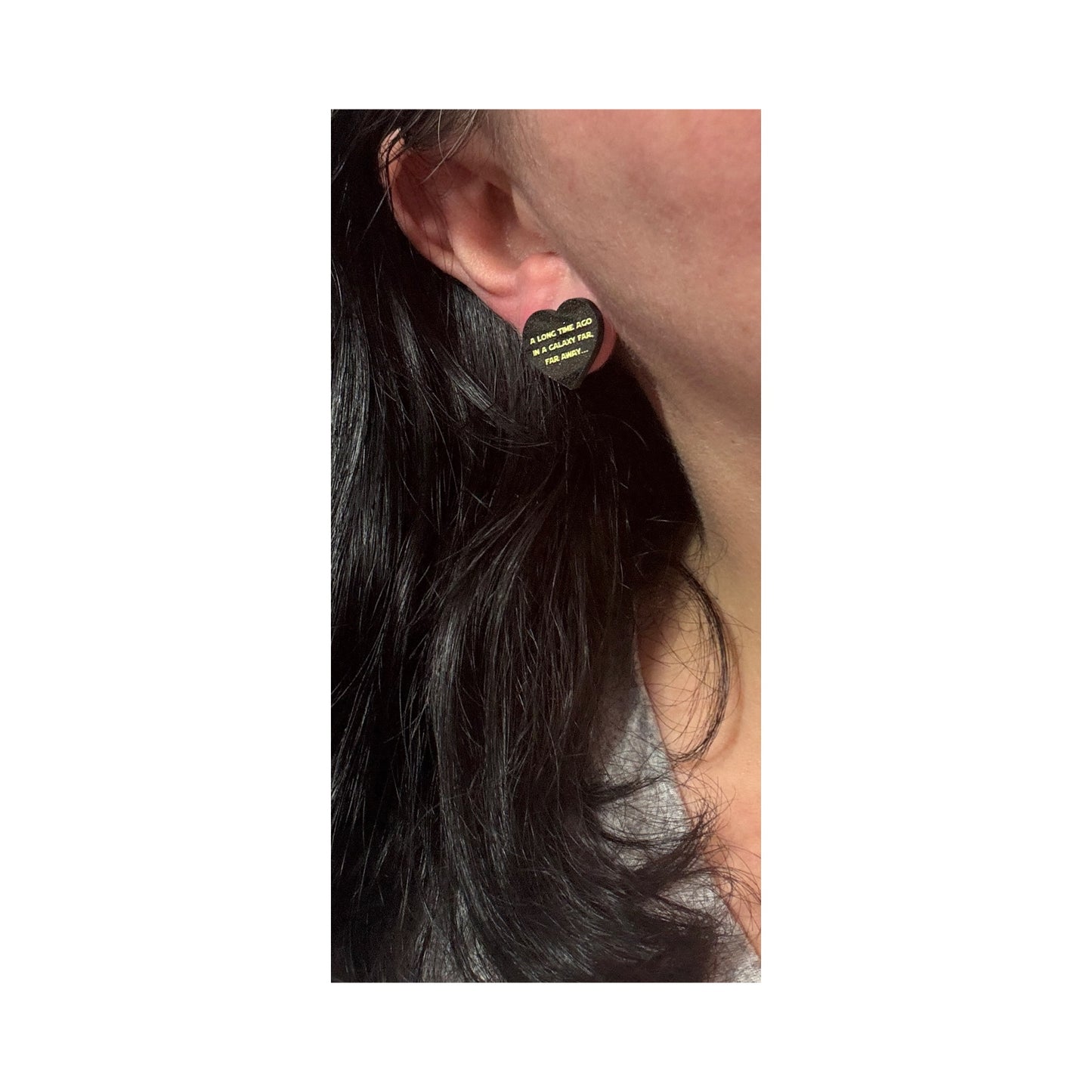 Galaxy Far Far Away Post Earrings