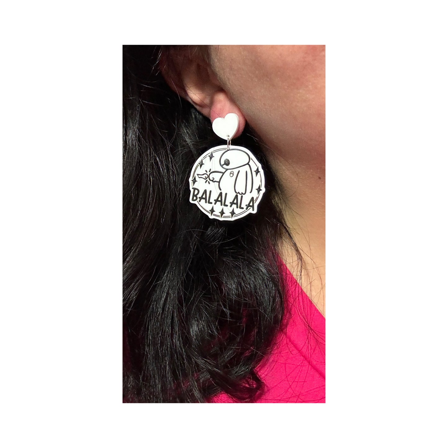 Balala Baymax Drop Earrings
