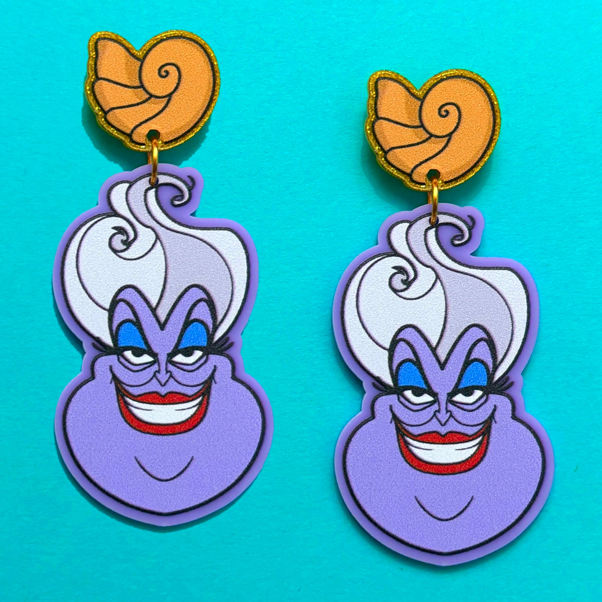 Sea Witch Acrylic Drop Earrings