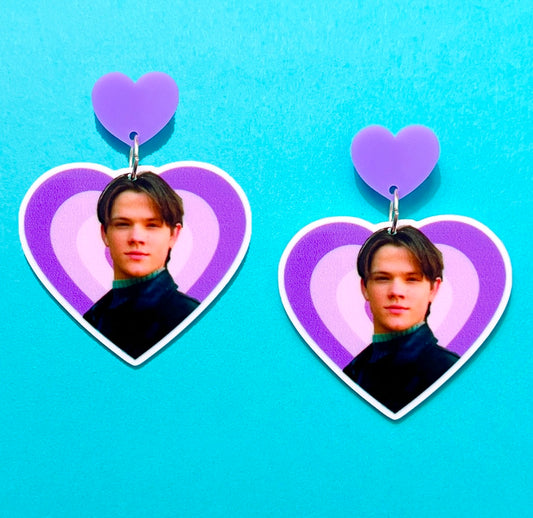 Dean Heart Drop Earrings