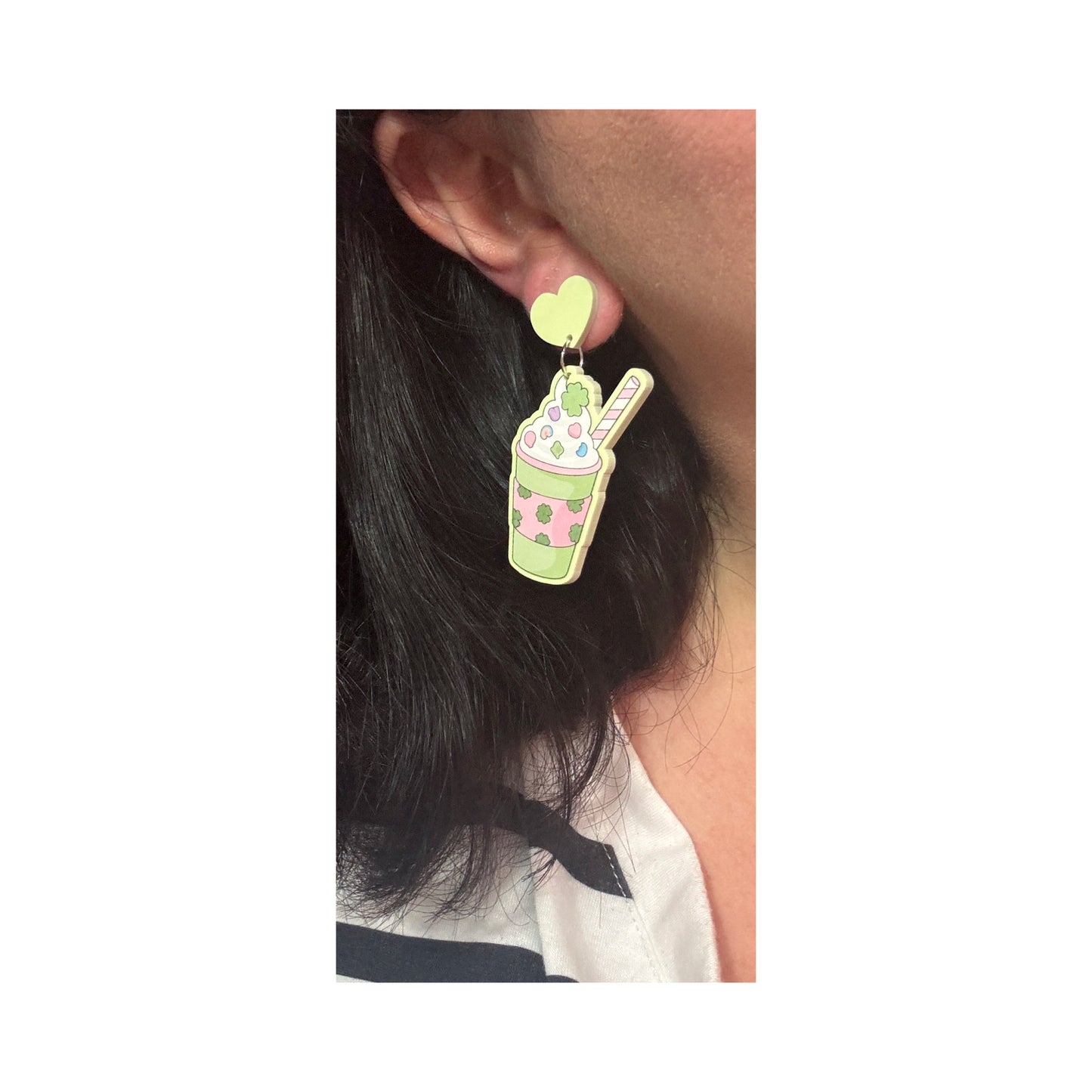 Shamrock Shake Drop Earrings