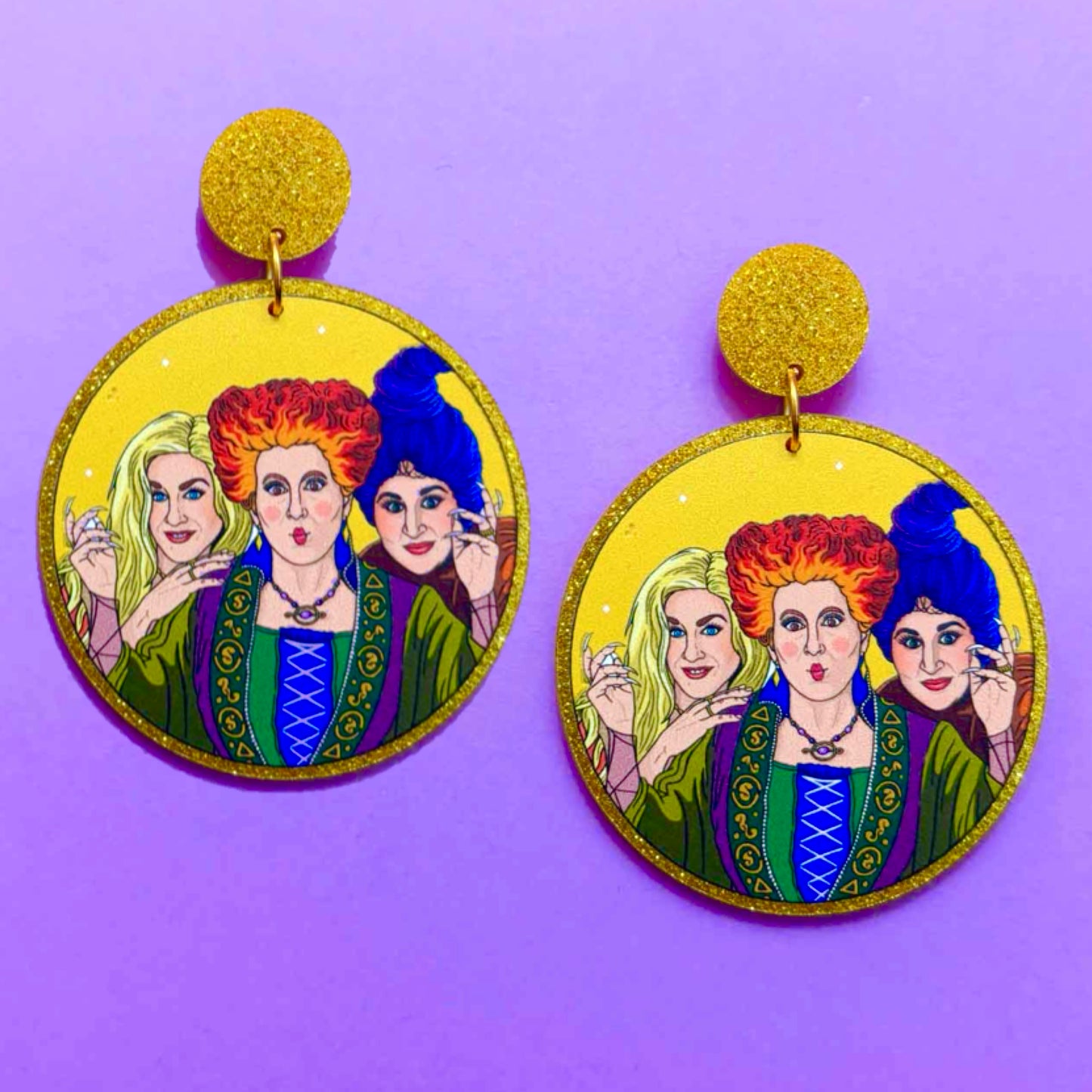 Sparkle Sistahs! Drop Earrings