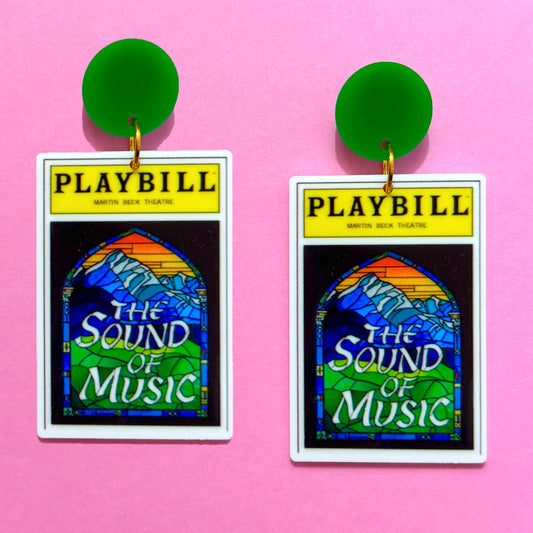 Sound of Music Drop Earrings