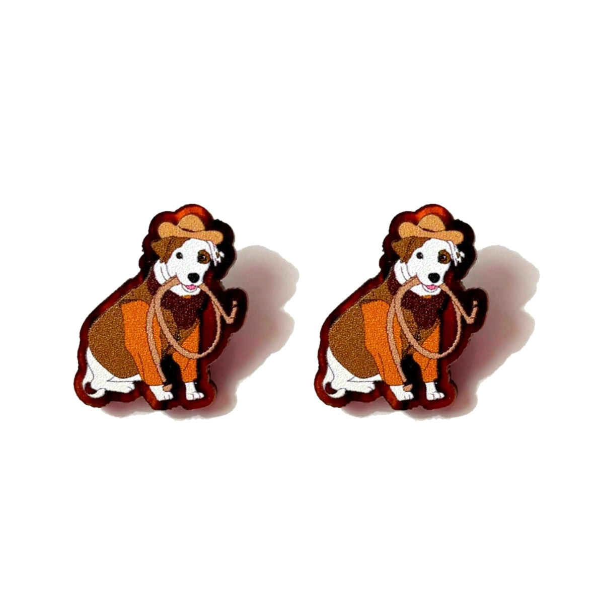 Cowboy Wishbone Post Earrings