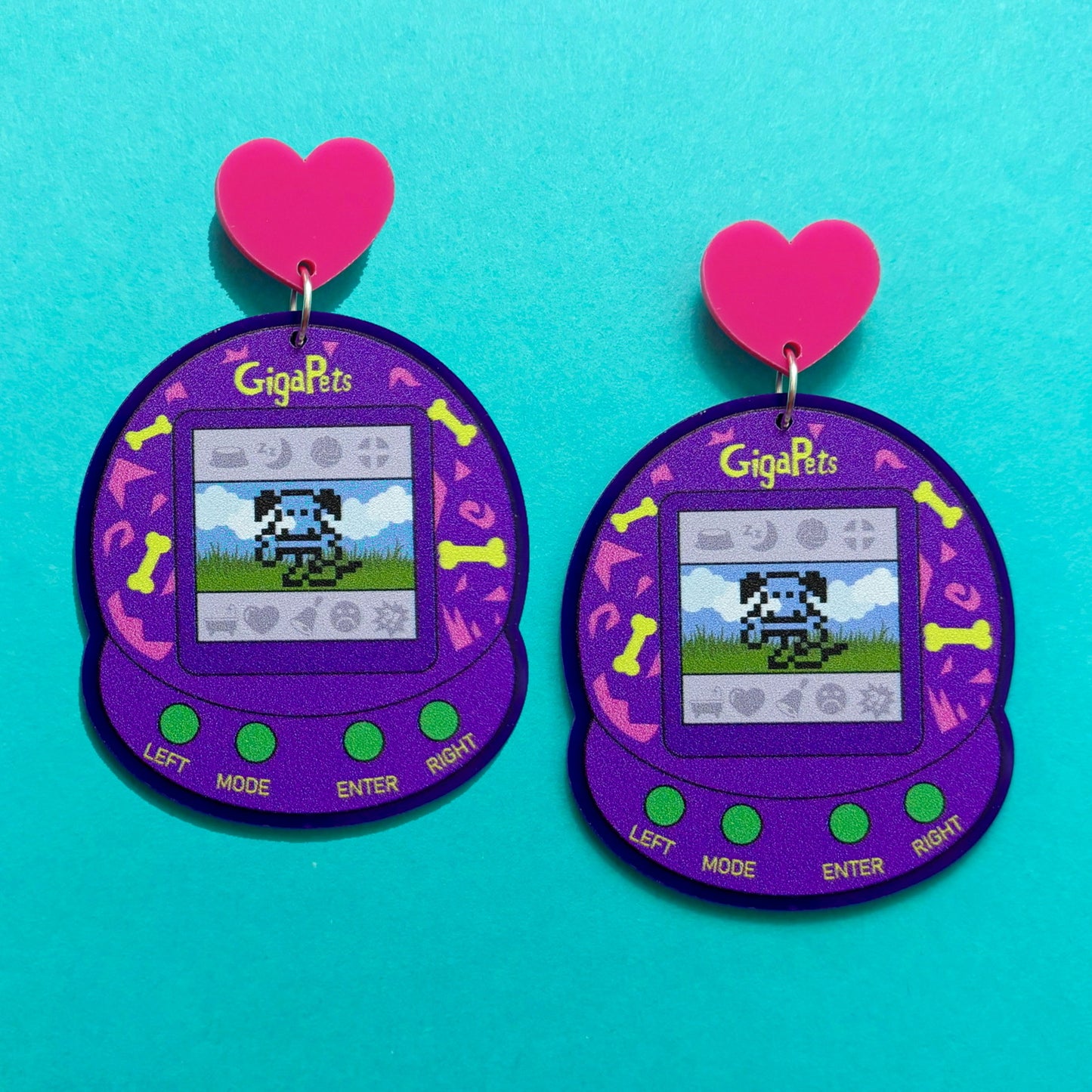 Giga Pet Pup Drop Earrings