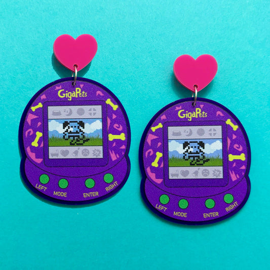 Giga Pet Pup Drop Earrings