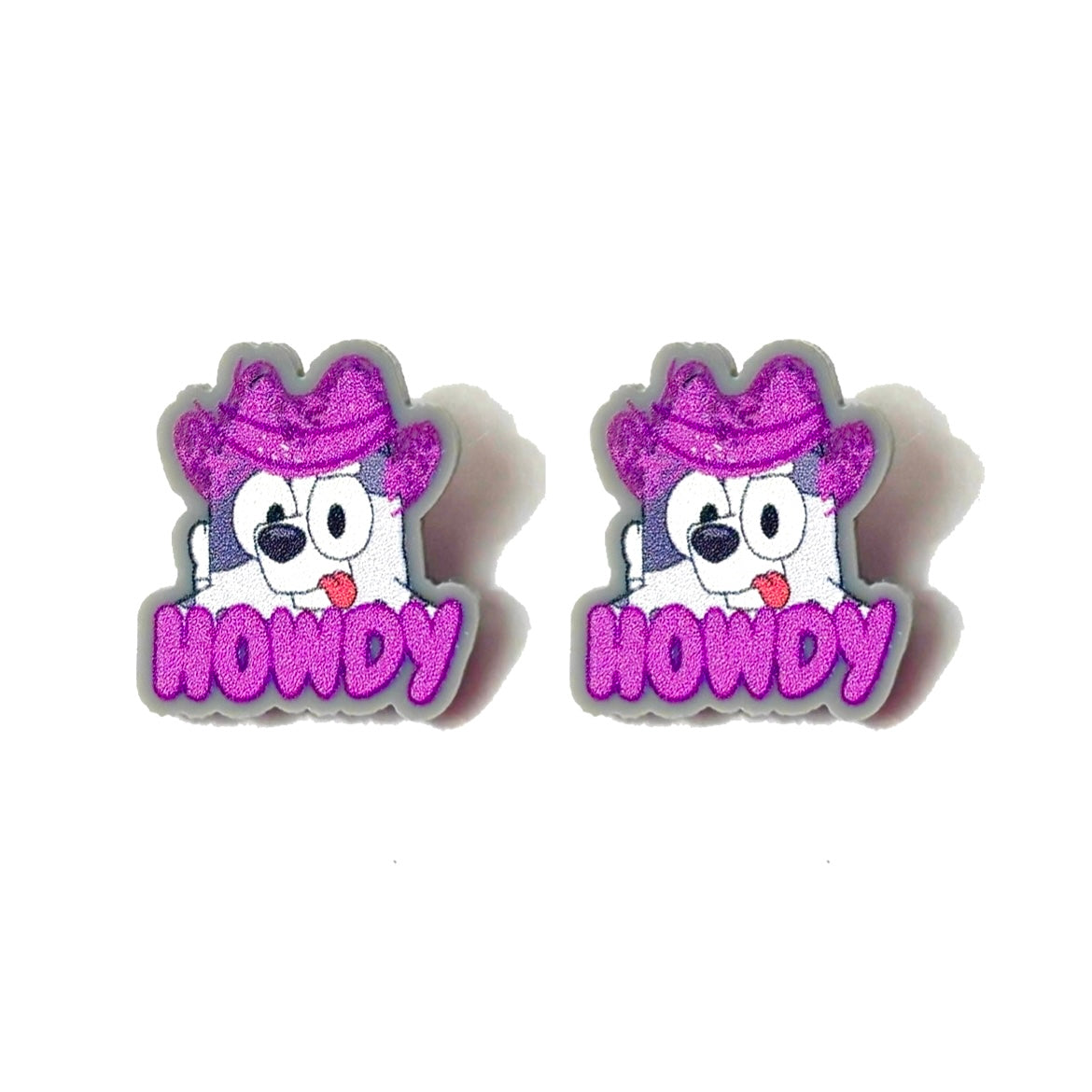 Howdy Muffin Post Earrings