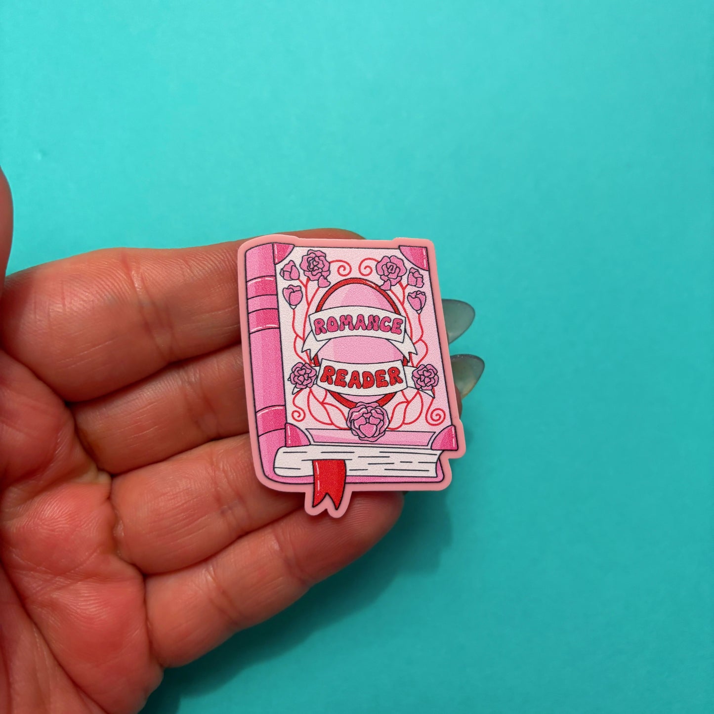 Romance Reader Book Pin