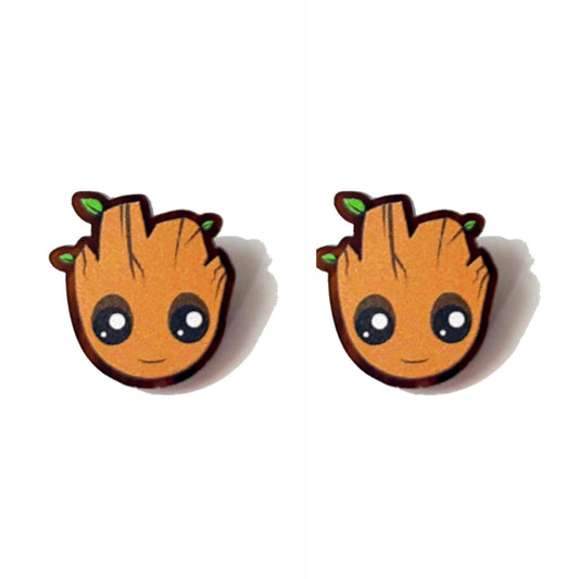 My Friend Tree Groot Post Earrings