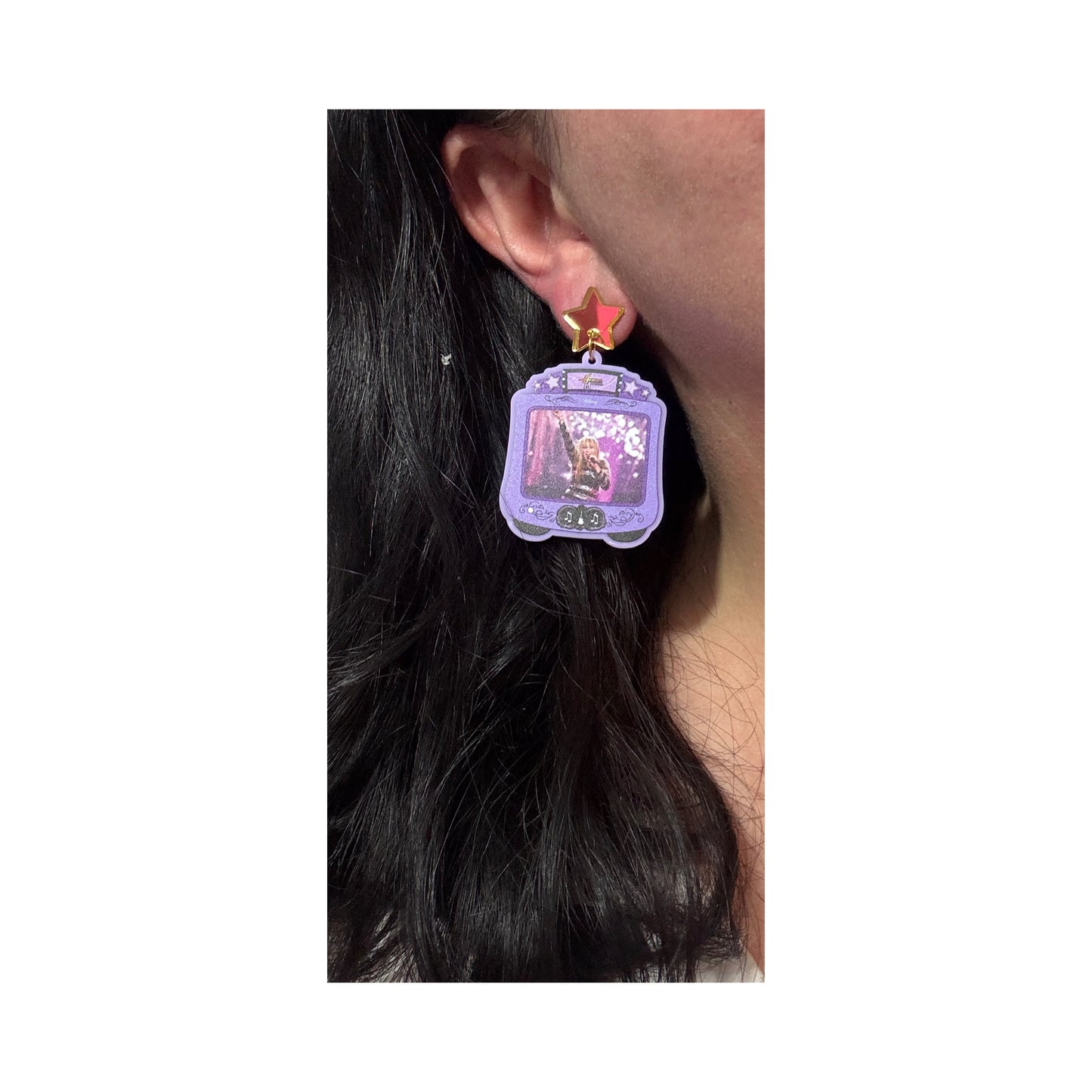 Y2K Pop Star TV Drop Earrings