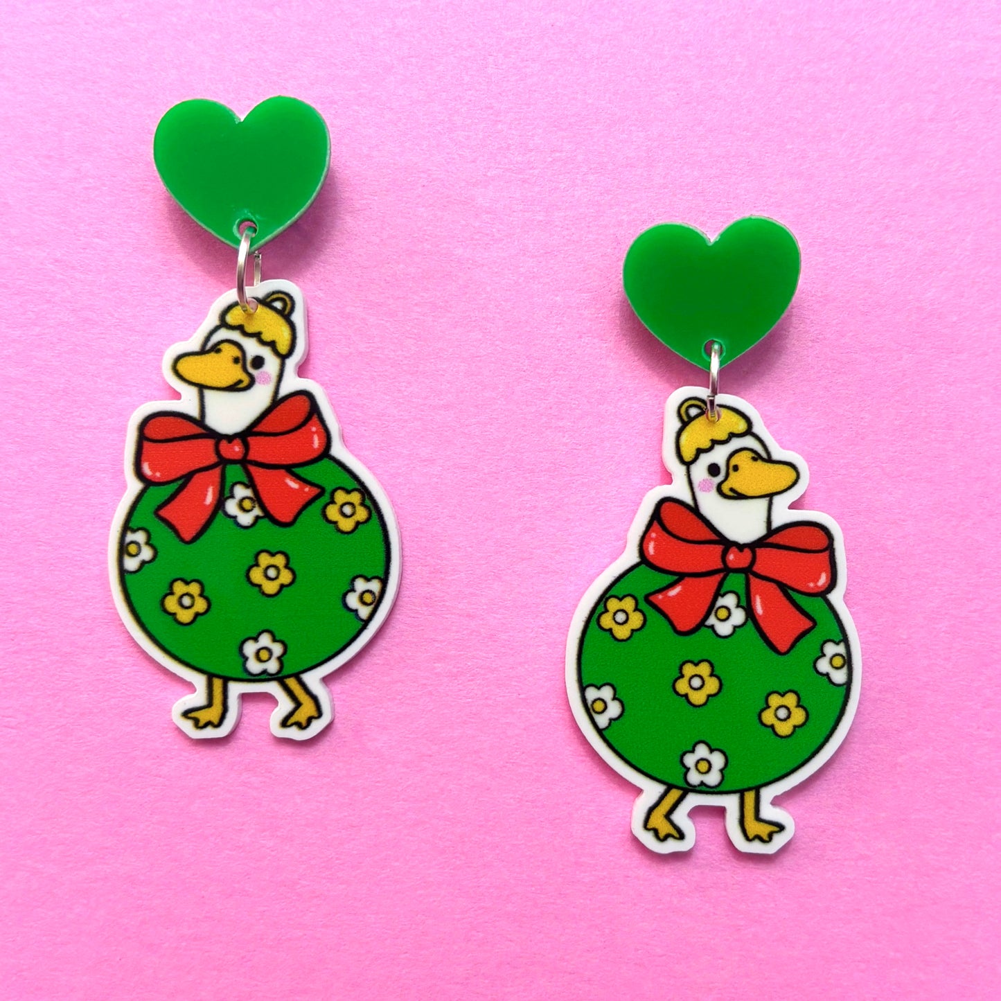 Groovy Silly Goose Ornament Drop