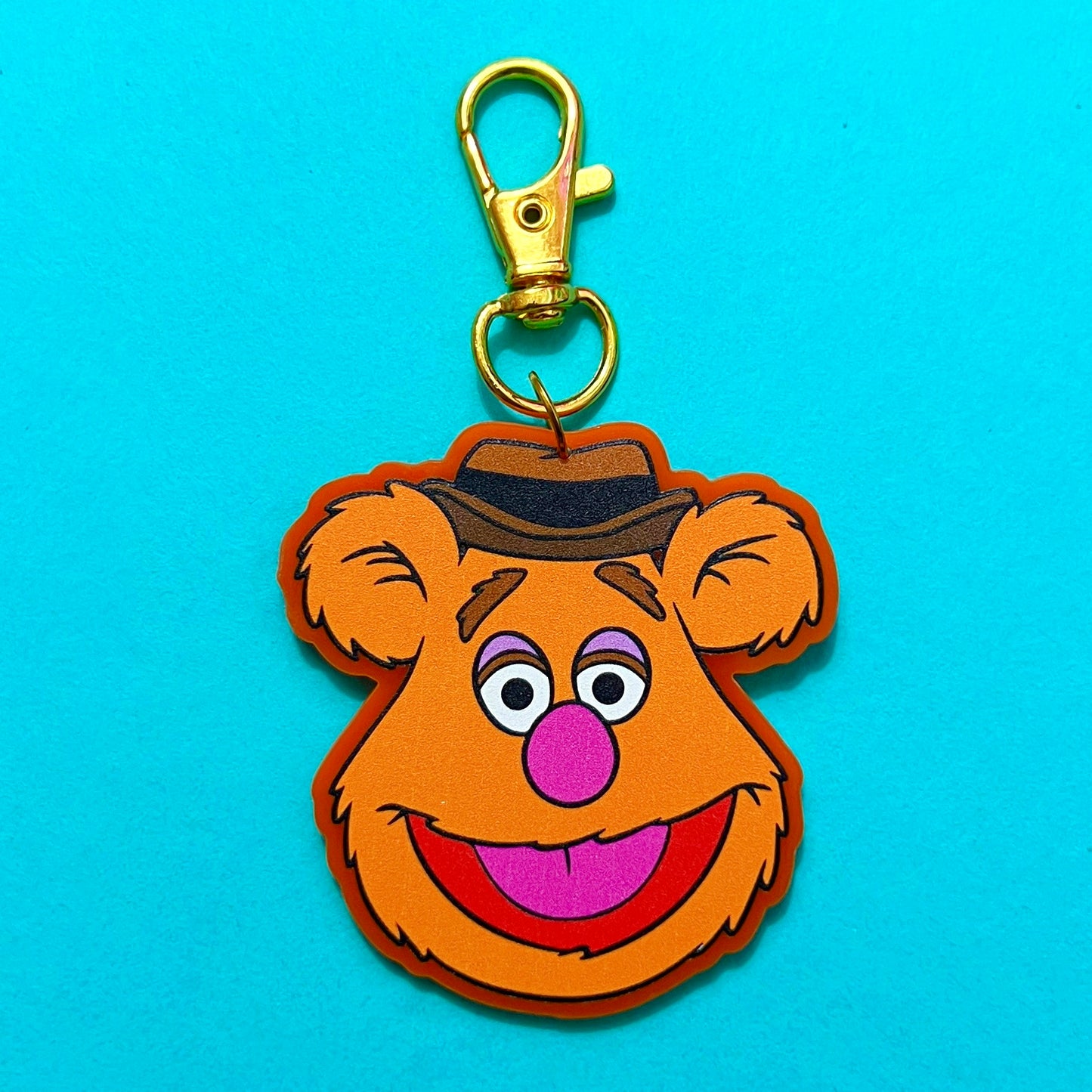 Fozzie Keychain or Bag Charm