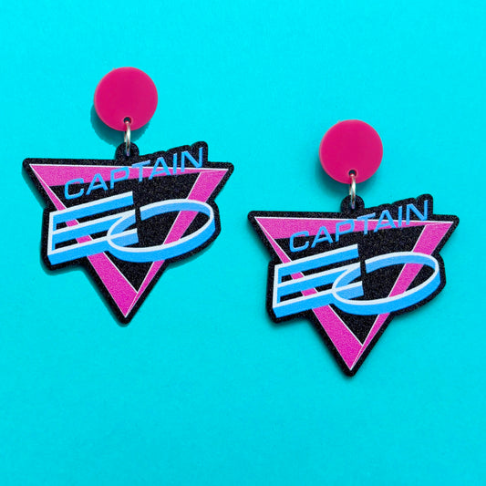 Captain EO Drop Earrings