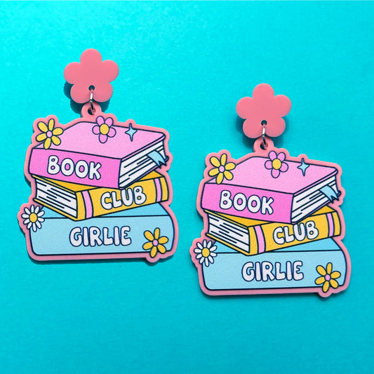 Book Club Girlie Drop Earrings