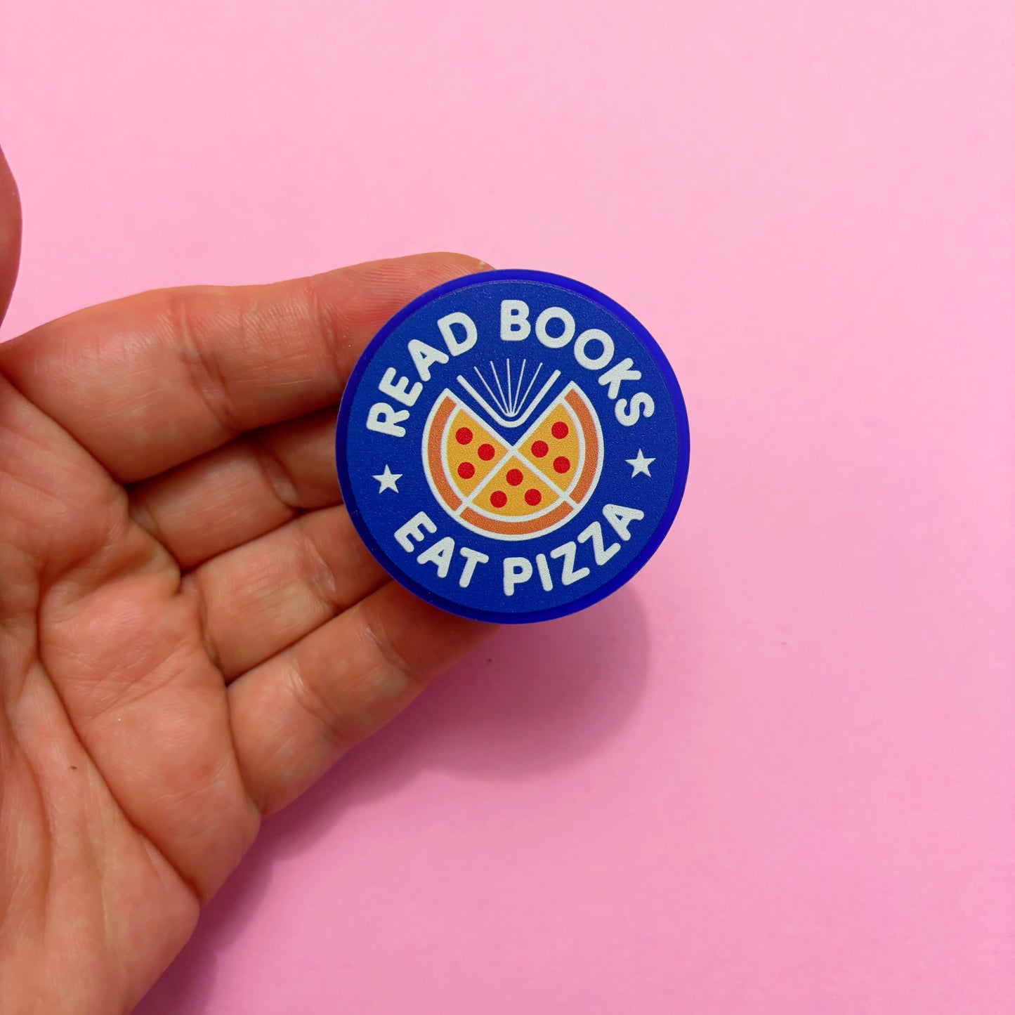 Read Books Eat Pizza Pin