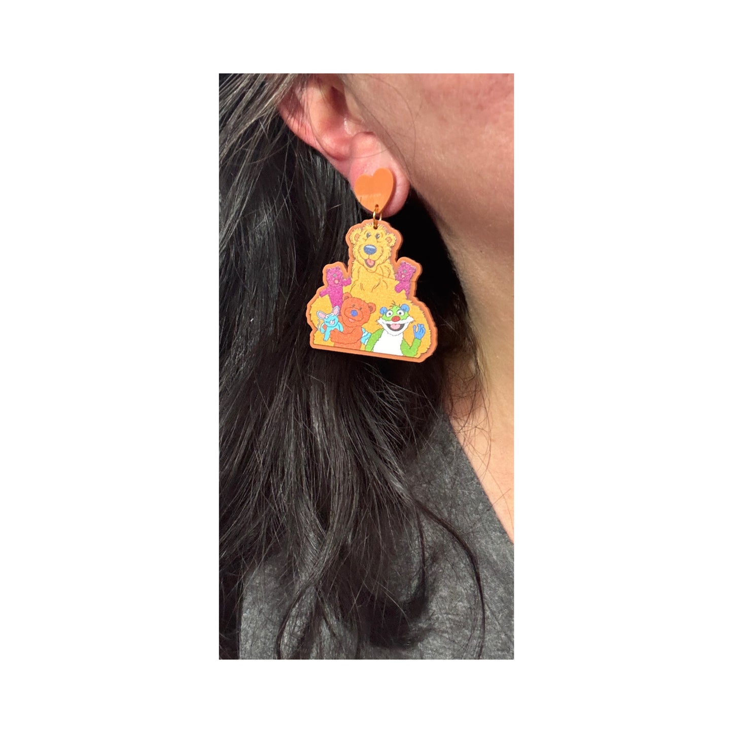 Bear & Friends Drop Earrings