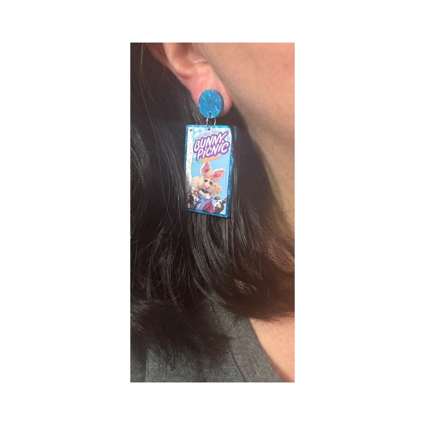 Bunny Picnic Drop Earrings