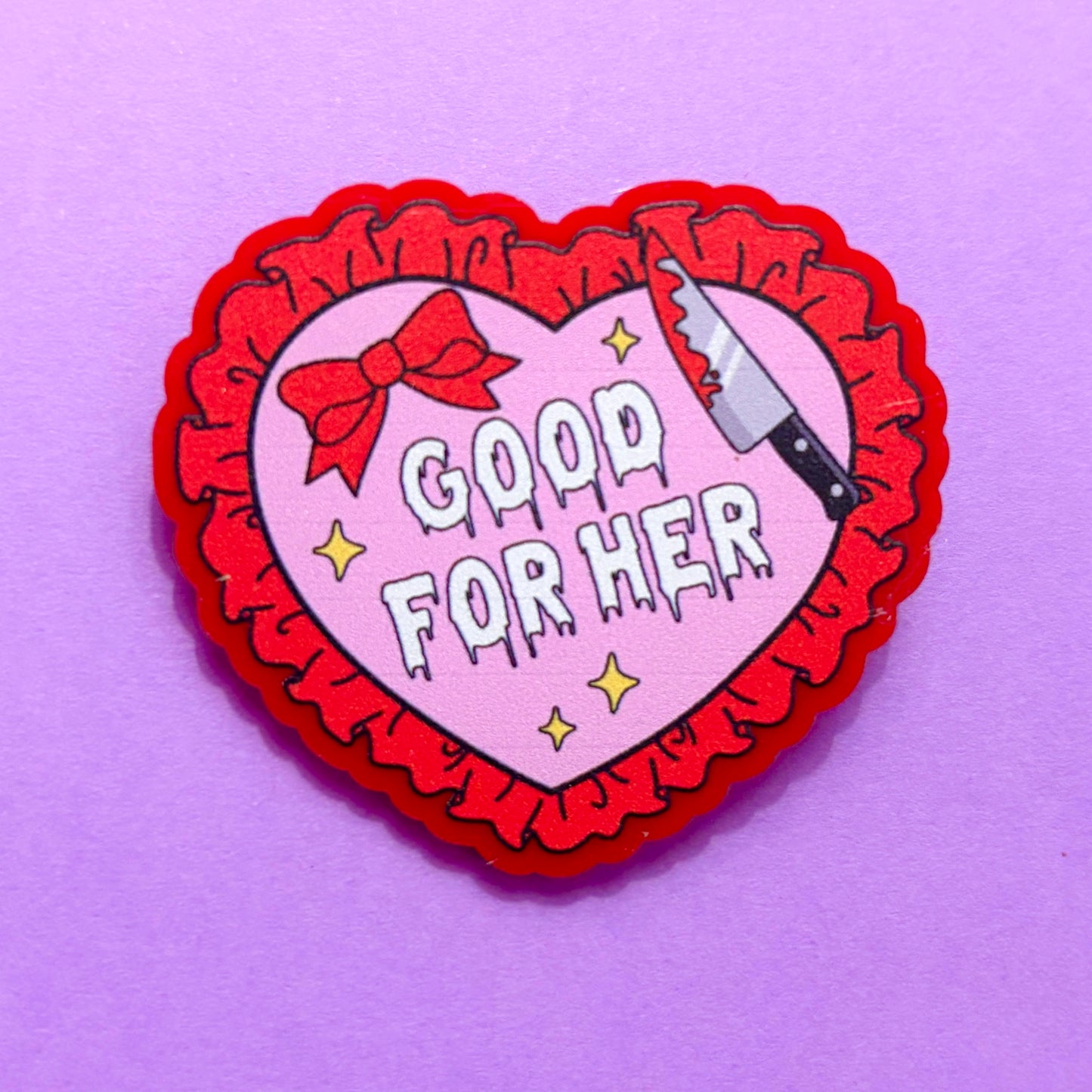 Good For Her Pin