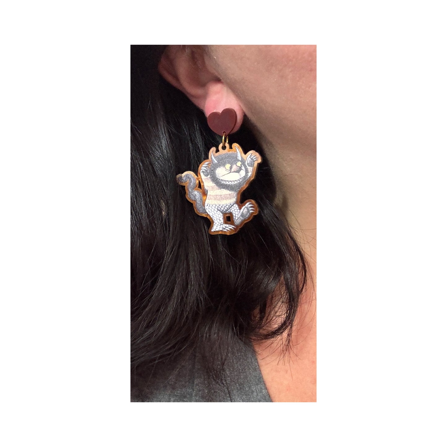 Wild Things Acrylic Drop Earrings
