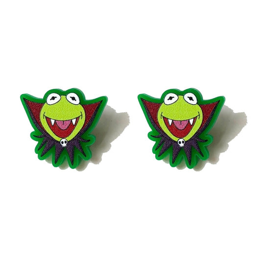 Vampire Kermie Post Earrings