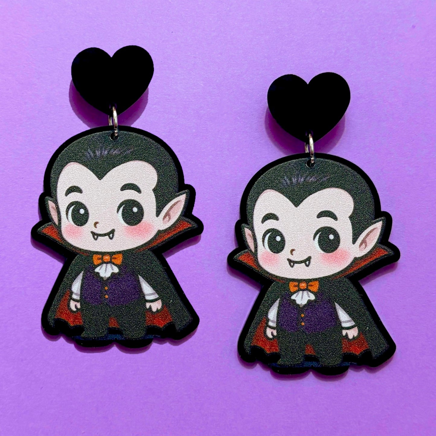 Dracula Cutie Drop Earrings