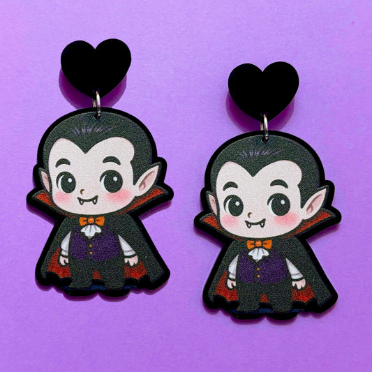Dracula Cutie Drop Earrings