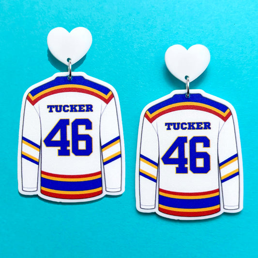 Tucker Jersey Drop Earrings