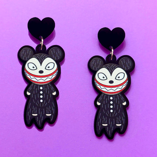 Scary Teddy Drop Earrings