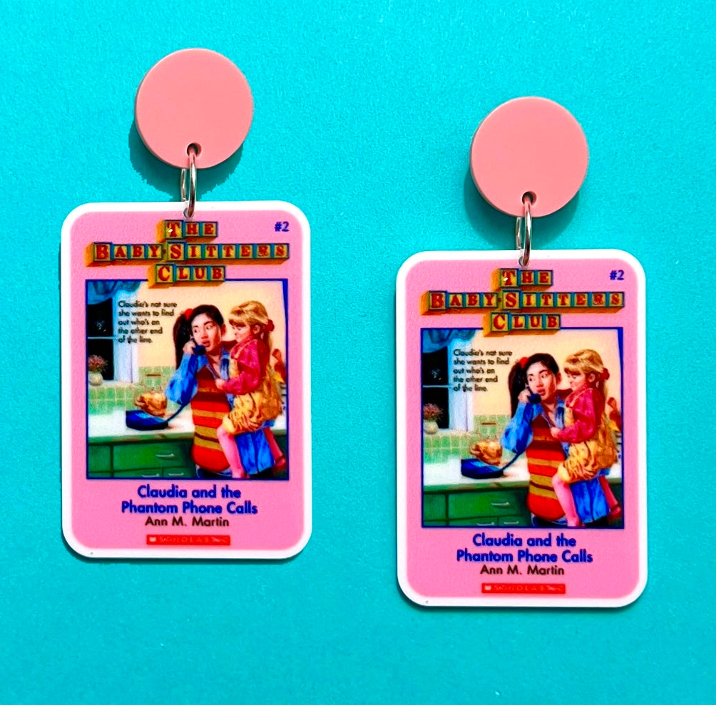 Claudia & The Phantom Phone Calls Babysitters Club Drop Earrings