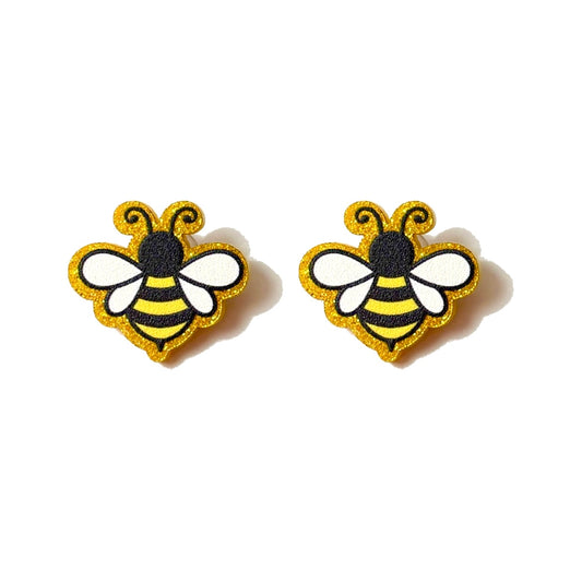 Sparkle Bee Post Earrings