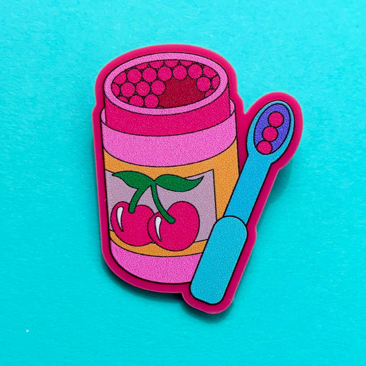 Baby Doll Cherries Pin