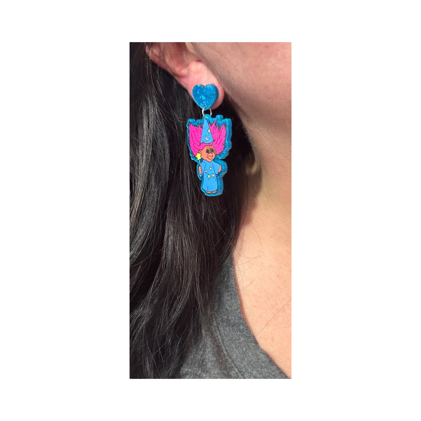 Wizard Troll Drop Earrings