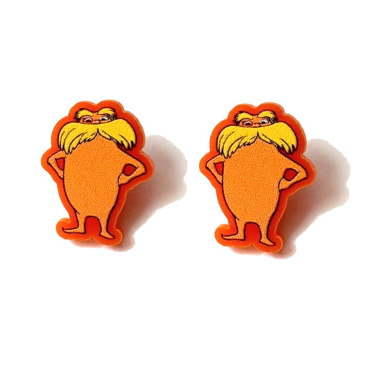 Lorax Post Earrings