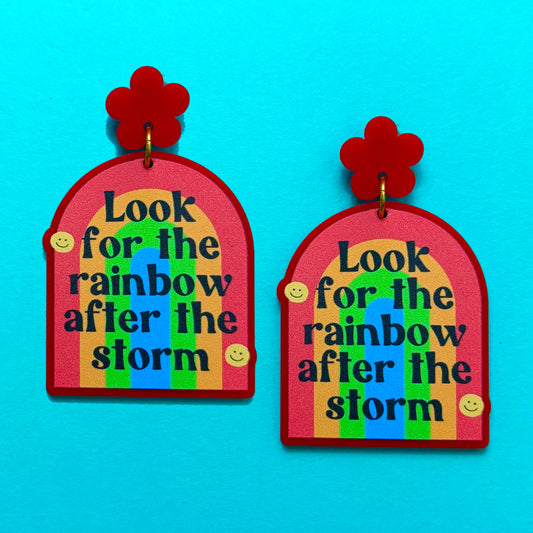 Rainbow After The Storm Drop Earrings