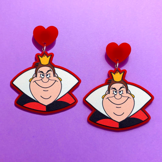 Queen Of Hearts Drop Earrings