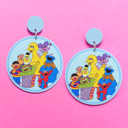 Sesame Crew Round Drop Earrings