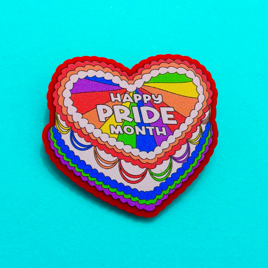 Pride Month Cake Pin