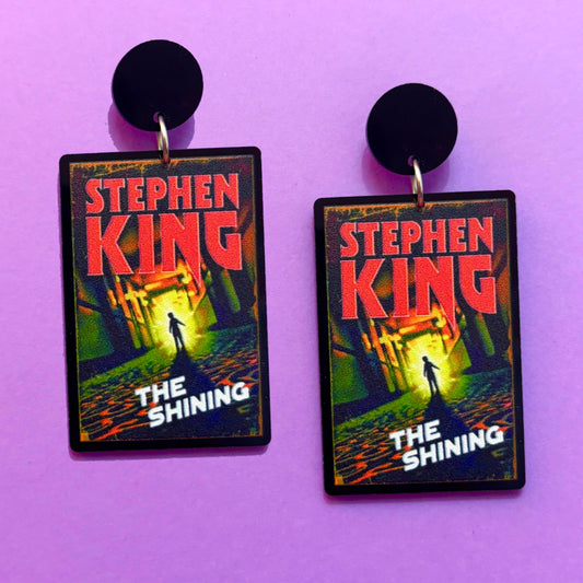 Shining Book Drop Earrings