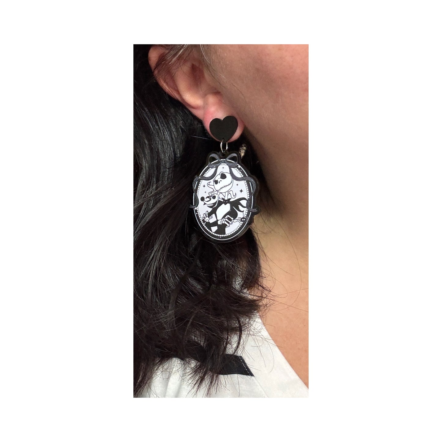 Jack Cameo Drop Earrings
