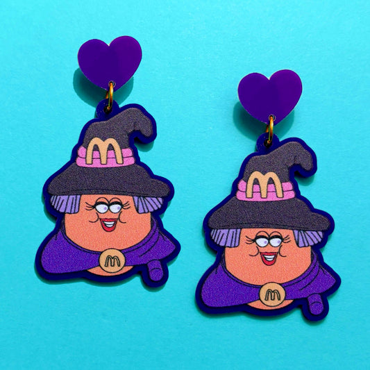 Witch Nugget Drop Earrings